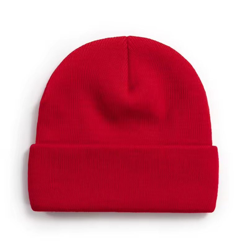 Custom Embroidered Logo Knitted Beanie Hat