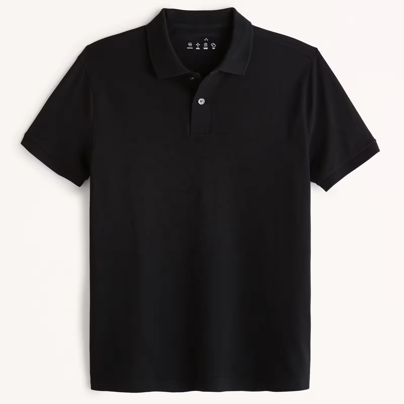 Embroidered Printed Cotton Tight Cuffs Men's Polo Shirt