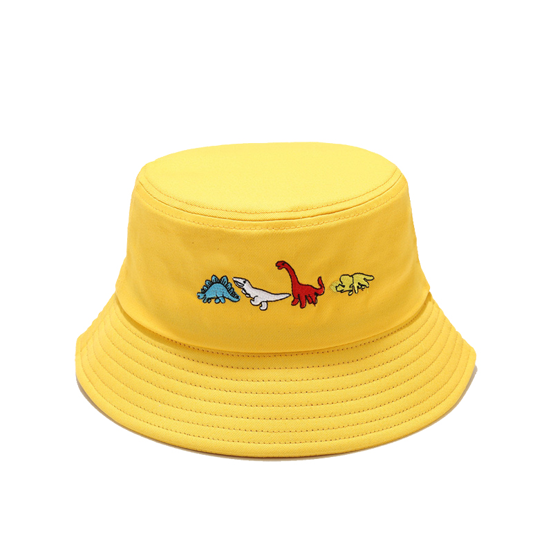 Embroidery Bucket Hat Cotton Beach Fisherman Hats Blank Bucket Hat Wide Brim Beach Fisherman Cap