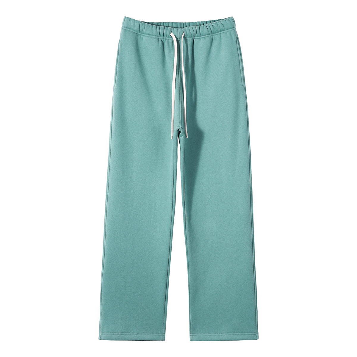 100% Cotton Sweatpants Jogger Custom Logo Sweatpants New Style Baggy Straight Fleece Woven Woolen Regular